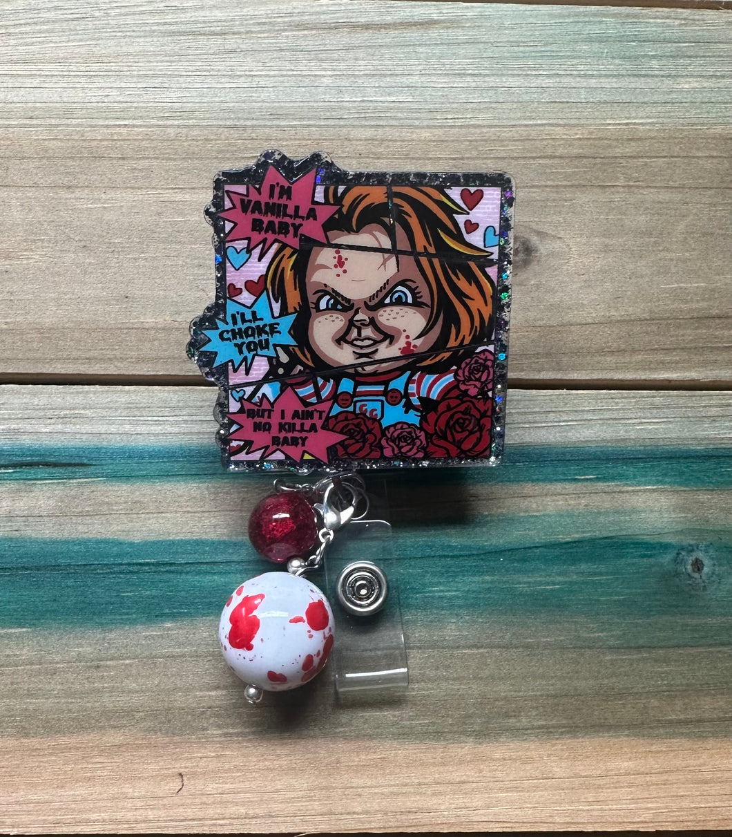 I'm Vanilla Baby Ain't No Killer Baby Chucky Badge Reel