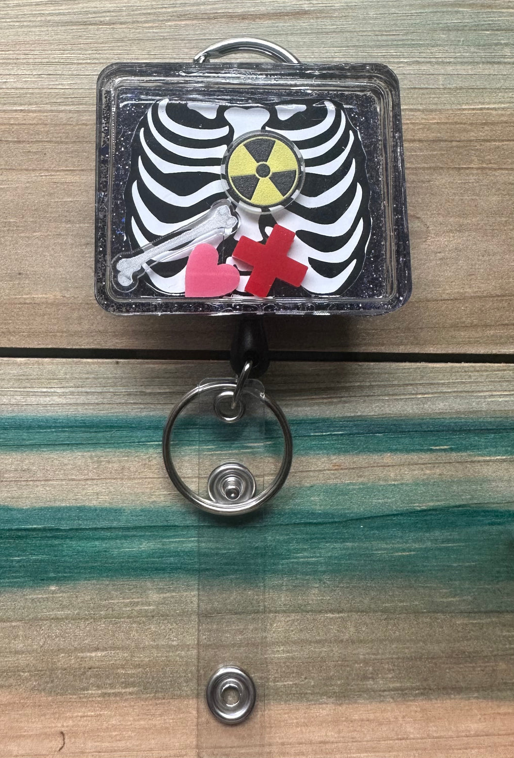 X-Ray Me Please Shaker Badge Reel