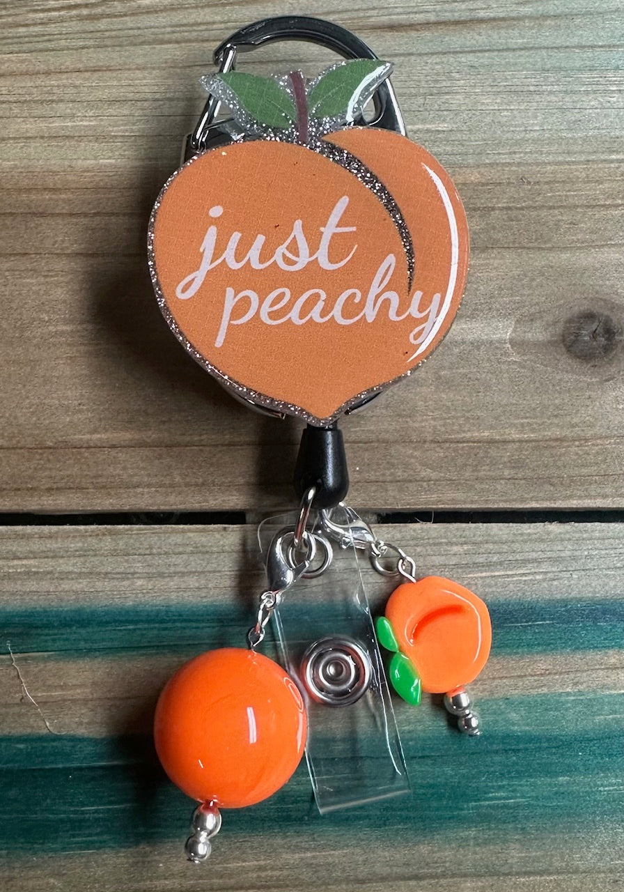 Just Peachy Badge Reel