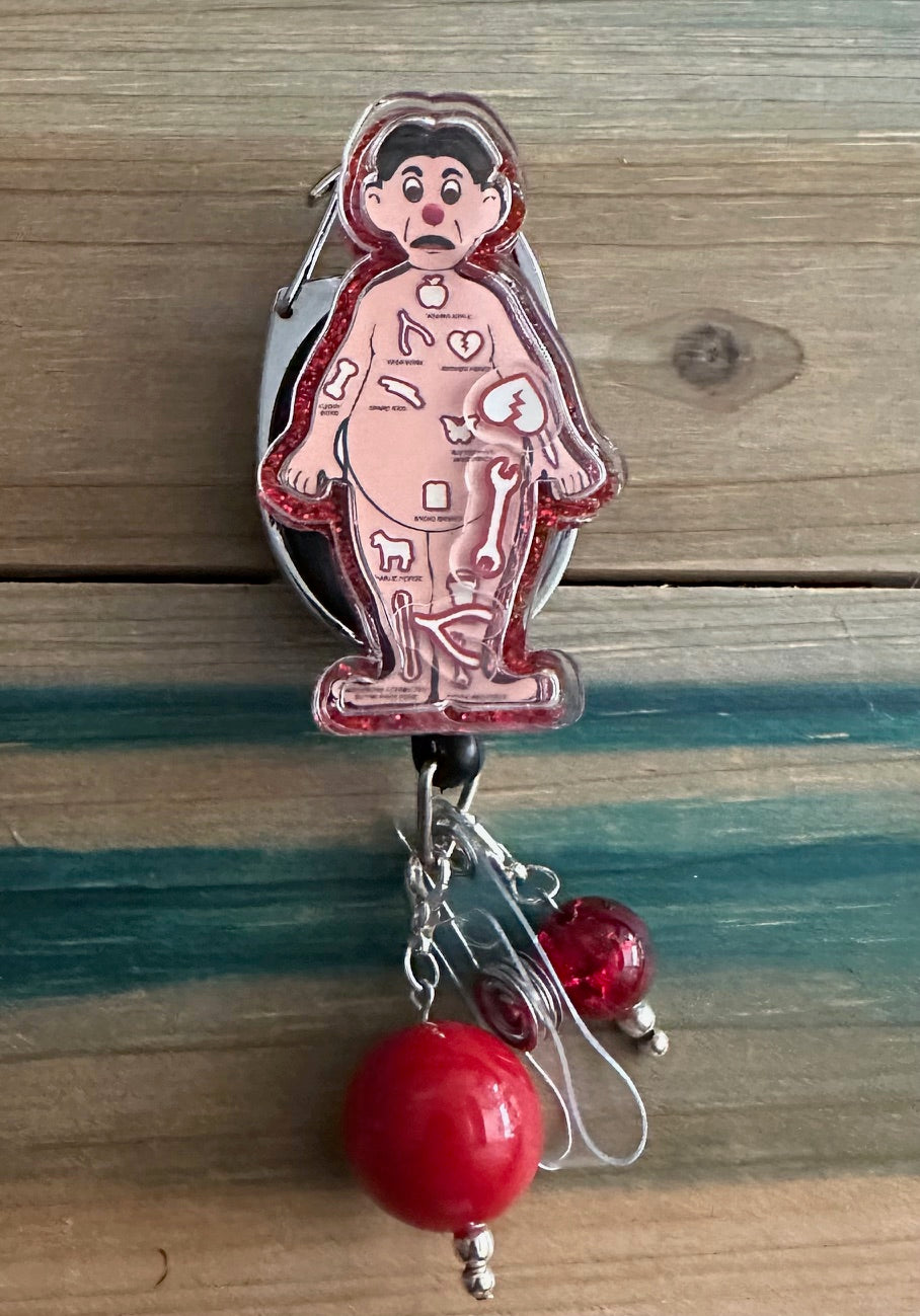 Surgical Operation Game Shaker Badge Reel